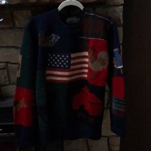 Ralph Lauren women’s vintage flag sweater